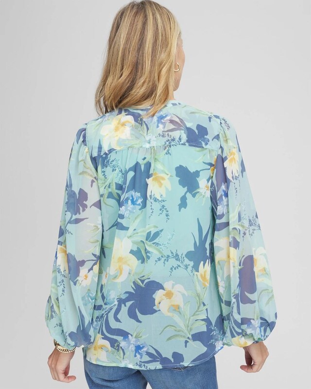Georgette Wildflower Blouse - image 3